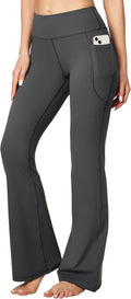 Heathyoga Women's Yoga Pants with Pockets - High Waisted Bootcut Pants