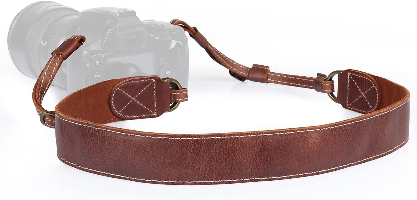 MegaGear SLR DSLR Sierra Series Genuine Leather Camera Strap