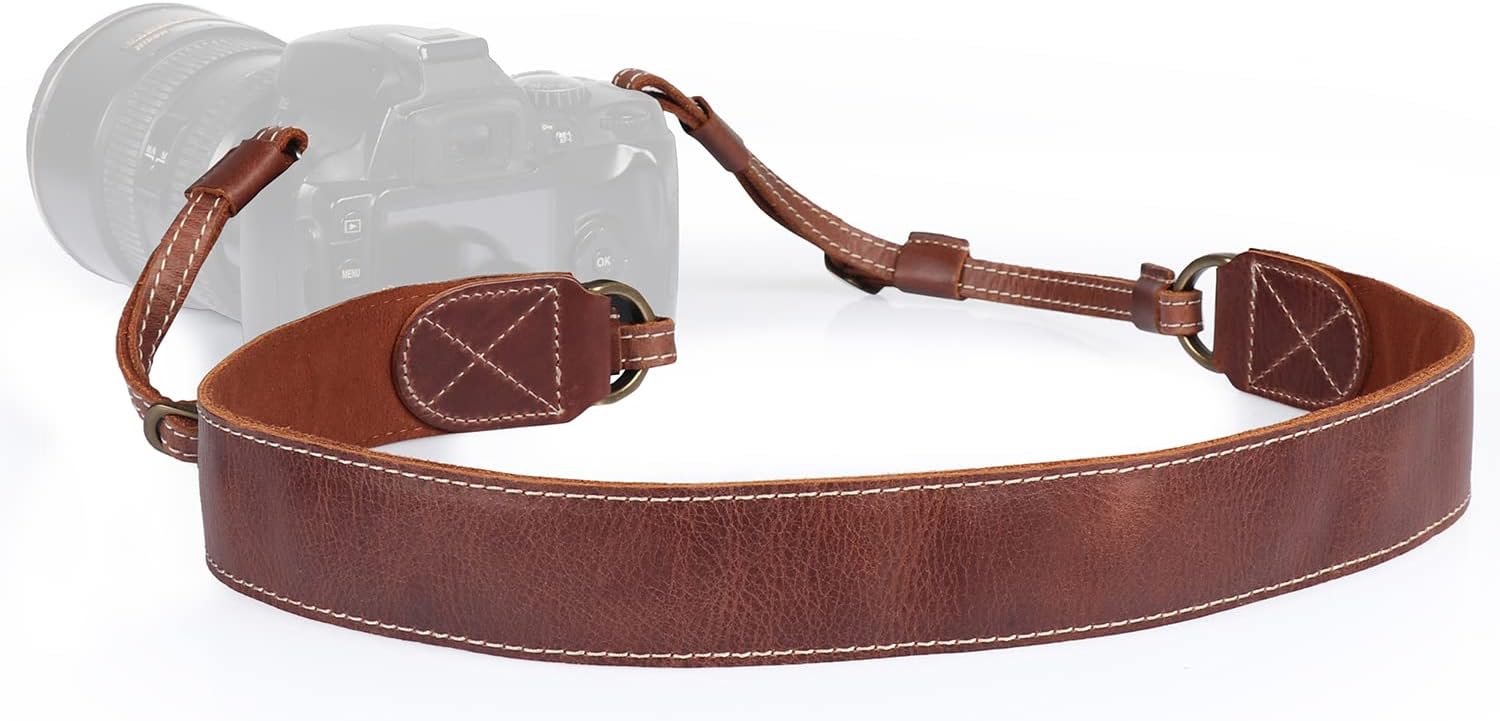 MegaGear SLR DSLR Sierra Series Genuine Leather Camera Strap