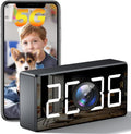 4K WiFi Camera Clock for Indoor Security and Baby Monitoring
