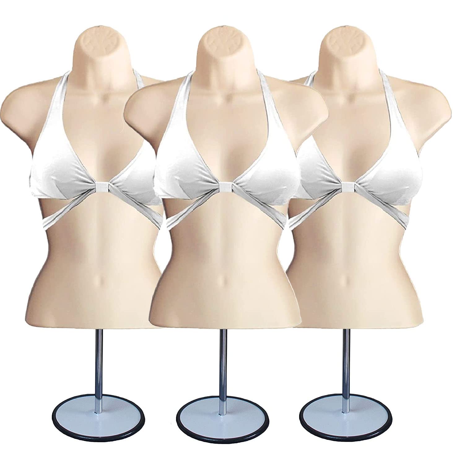 DisplayTown Female Mannequin Torso for Clothing Display Needs