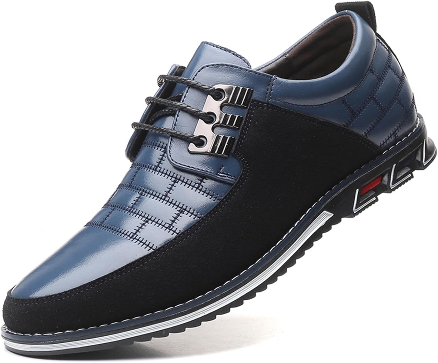 Recyphi Mens Oxford Derby Shoes for Comfort and Style