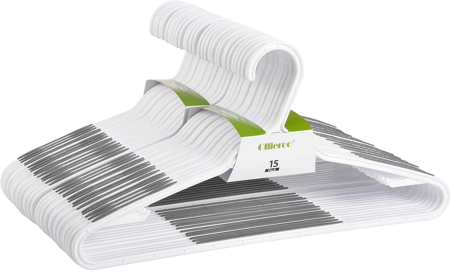 30 Pack Bendable Plastic Hangers for Clothes and Suits