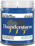 Thunderstorm Scented Candle 8oz Jar - Petrichor Summer Rain Aroma