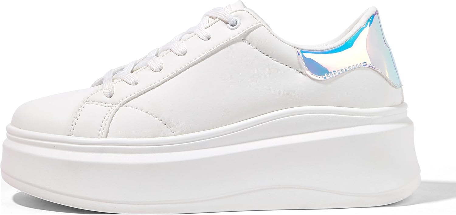 LUCKY STEP Women's Platform Fashion Sneakers for Casual Style