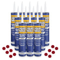 Caulk Saver Caps with 12 Liquid Nails LN903 Tubes - Durable Bundle