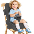 Toddler Booster Seat for Kitchen Chair - Portable 2-in-1 Booster