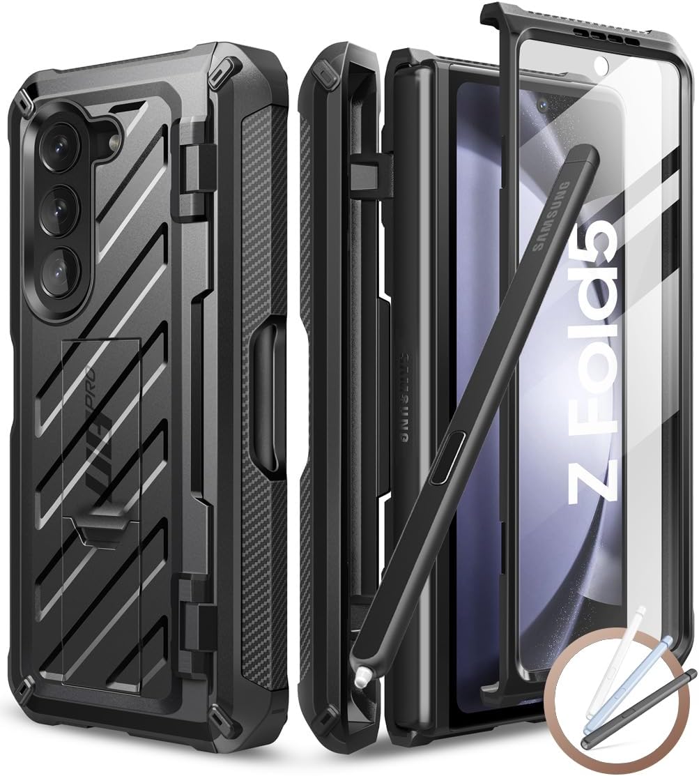 SUPCASE Galaxy Z Fold 5 Case with S Pen Holder for Protection