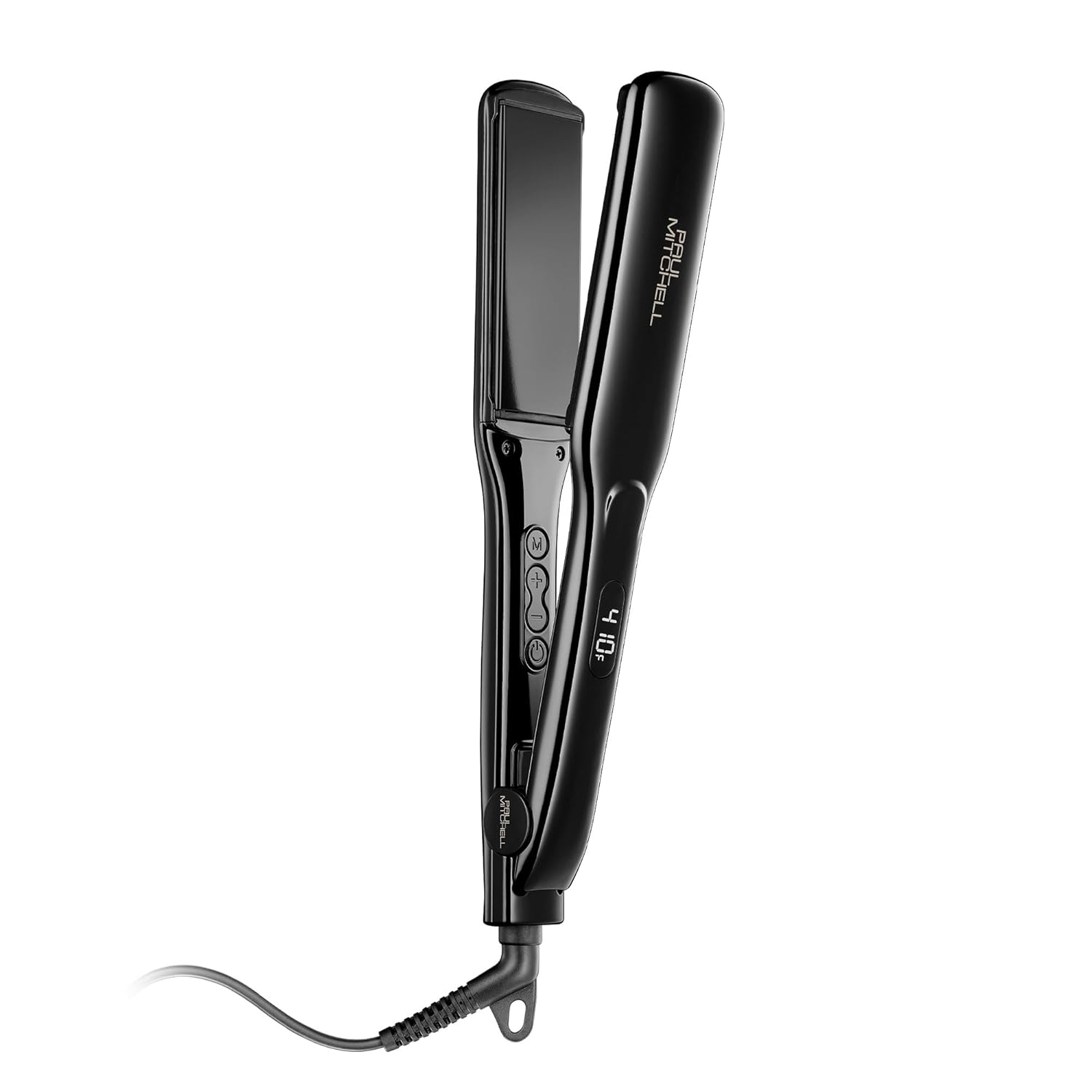 Ceramic Flat Iron with Adjustable Heat for Smoothing and Straightening