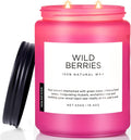 M&SENSE Wild Berries Large Soy Candles for Home Decor Gifts