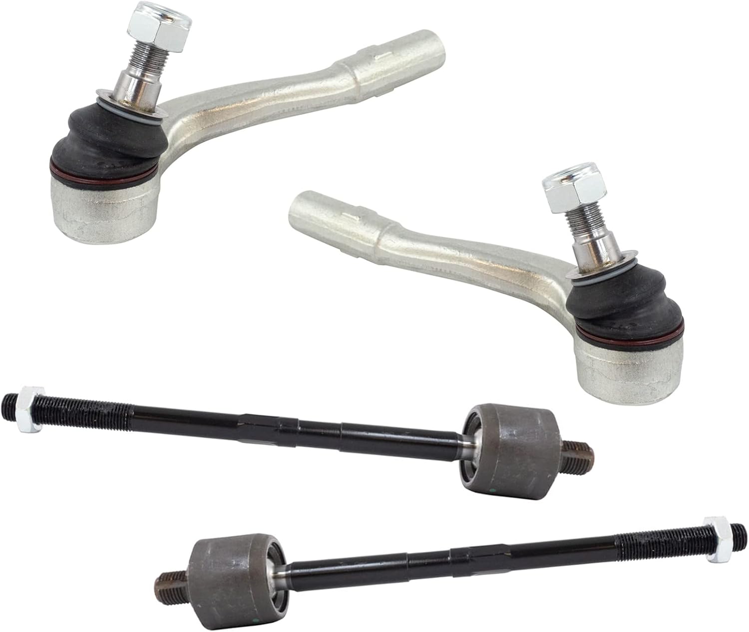 TRQ Front Inner and Outer Tie Rod Set for Mercedes-Benz Vehicles