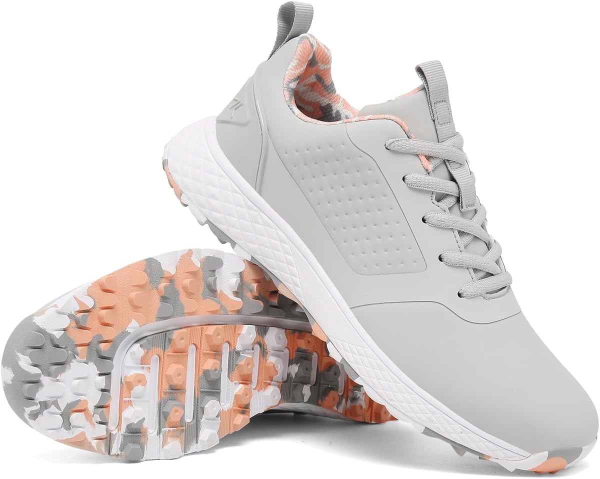 ULTIANT Women Golf Shoes Spikeless Waterproof Sport Sneakers