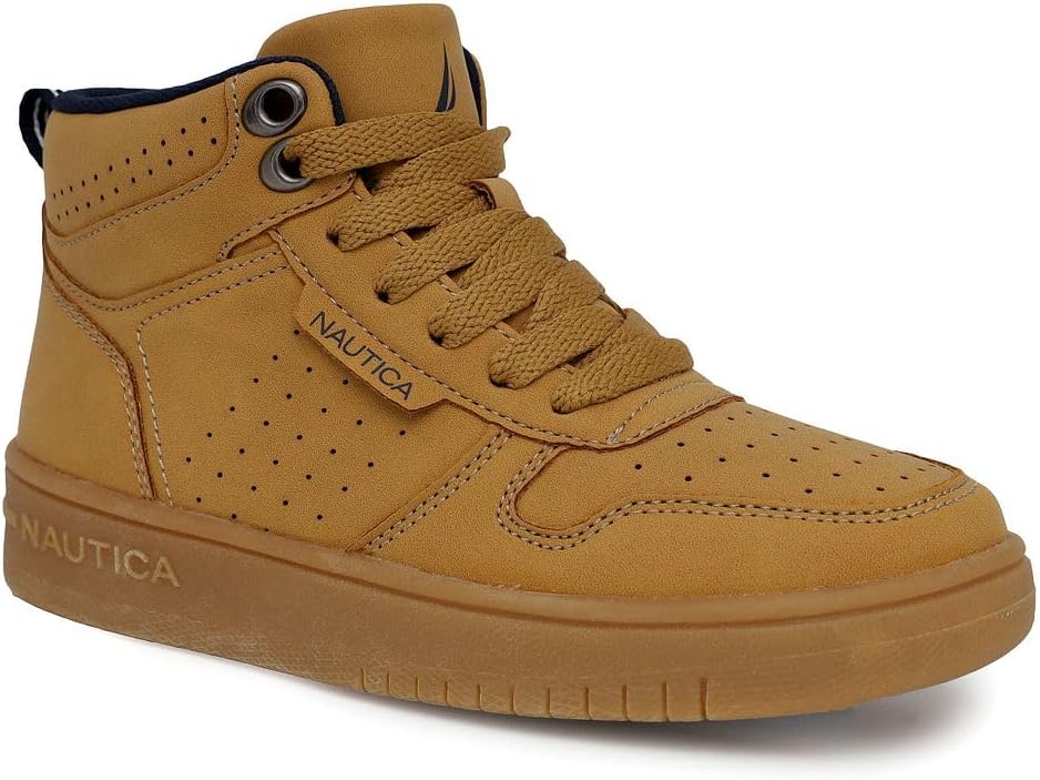 Nautica Kids Sneakers: Stylish Lace-Up High Top Shoes for Kids