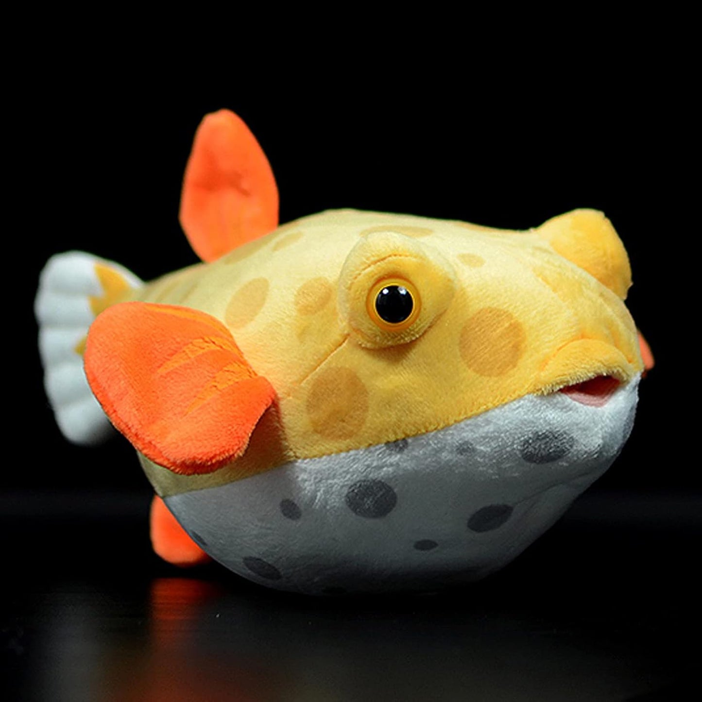 9 Realistic Yellow Pufferfish Plush Toy