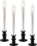 612 Vermont Ultra-Bright LED Window Candles with Timer - Pack of 4