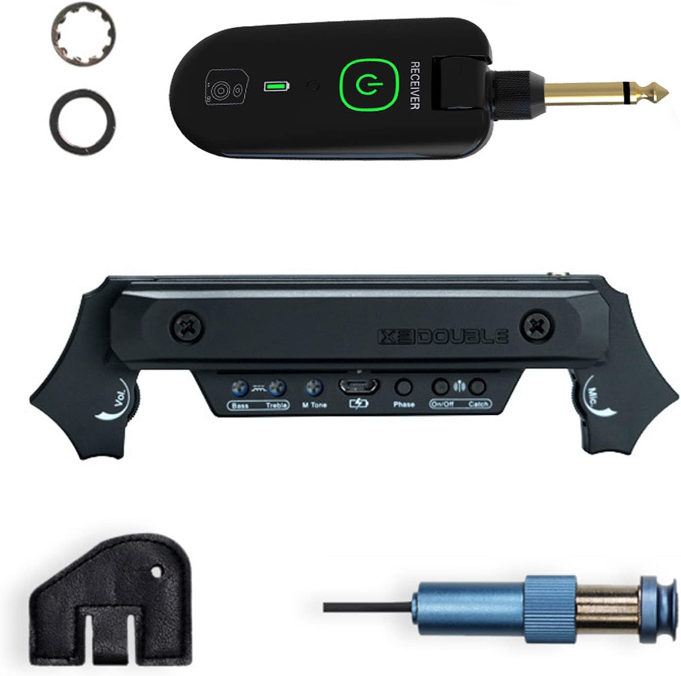 Wireless Acoustic Guitar Pickup System for Enhanced Performance