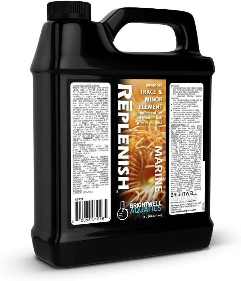 Brightwell Aquatics Replenish Trace Element Supplement for Aquariums