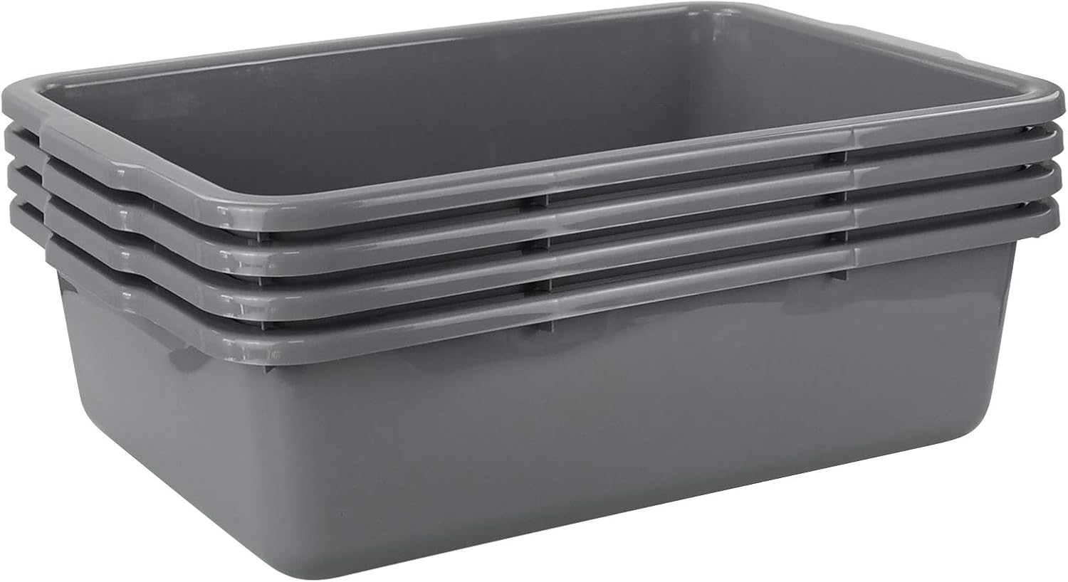 4-Pack Large Bus Tubs for Efficient Organization and Transport