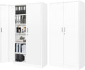 BESFUR Metal Cabinet with Adjustable Shelves for Storage Needs
