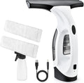 Cordless Window Vacuum Cleaner Squeegee Tool Set - Quiet Streak-Free