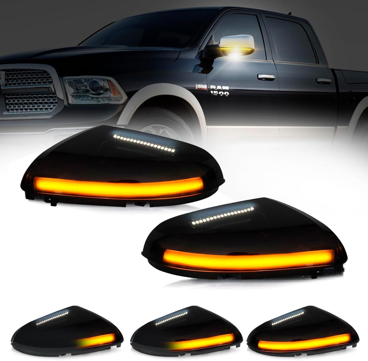 D-Lumina Sequential LED Side Mirror Turn Signal Lights for Dodge