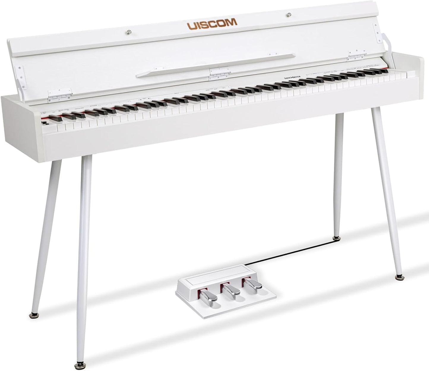 88 Key Weighted Digital Piano - Transformative Wooden Desk Design