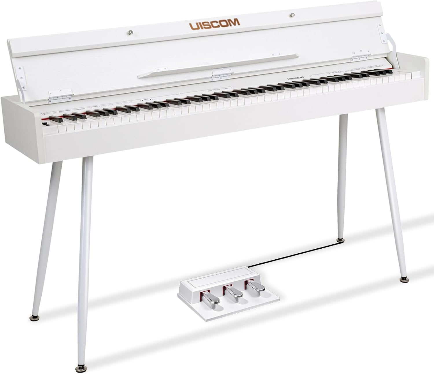 88 Key Weighted Digital Piano - Transformative Wooden Desk Design