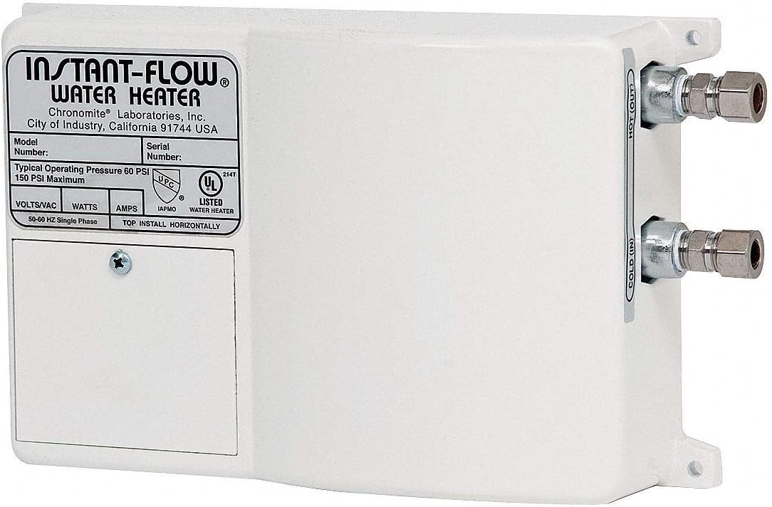 Efficient 3600W Tankless Water Heater - CHRONOMITE LABS