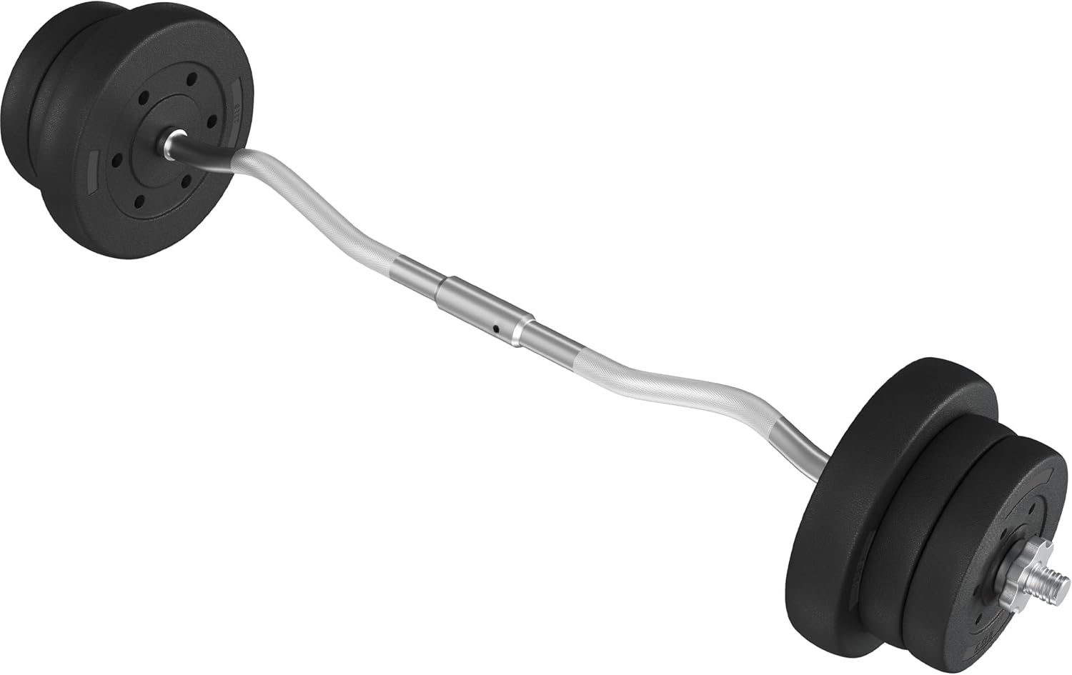 Yaheetech Olympic Barbell Set: 55lb Gym Gainz!