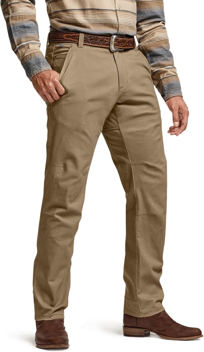 CQR Men's Motion Utility Casual Pants for Outdoor Adventures