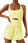 Womens Running Onesie Workout Romper - Breathable Athletic Fit