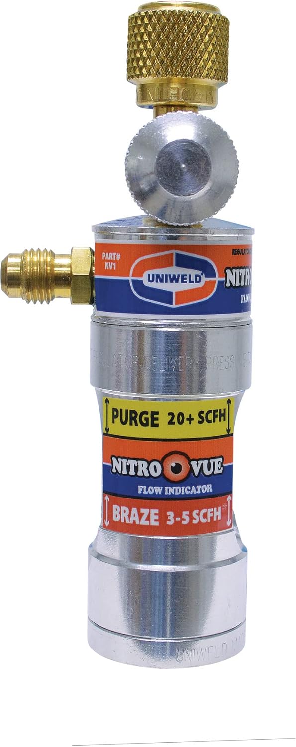 Uniweld NV1 Nitro Vue Flow Indicator for Precise Gas Control