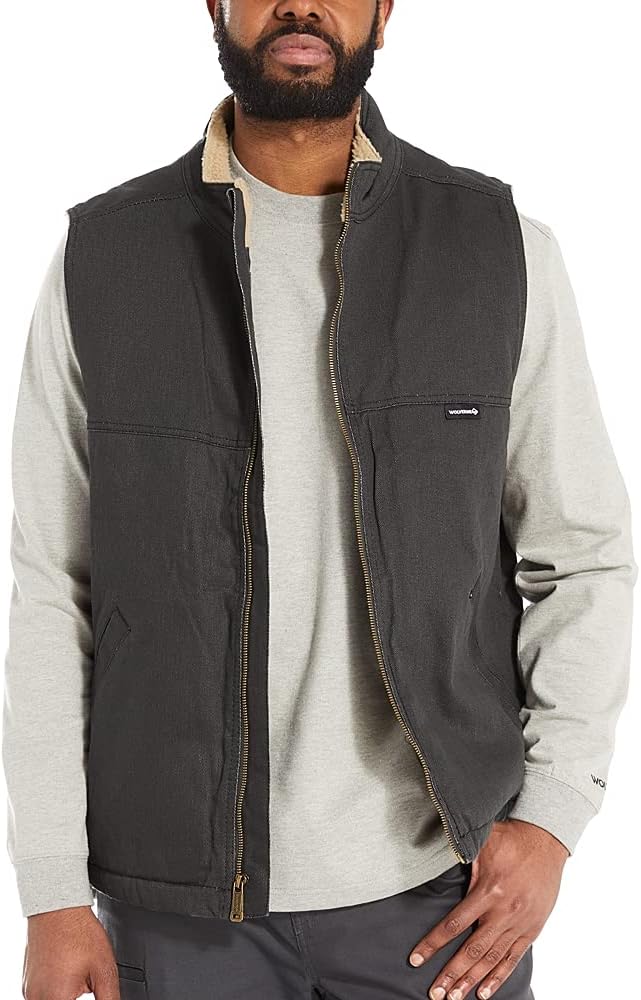 Wolverine Men's Upland Sherpa Lined Vest for Ultimate Warmth