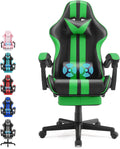 Ferghana Green Gaming Chair: Ergonomic Racing Style