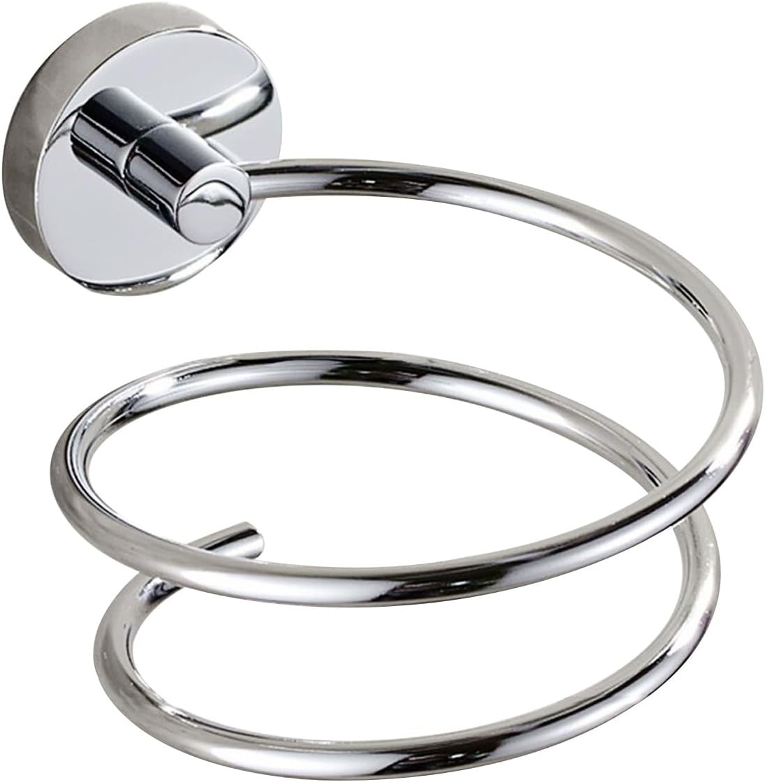 SWETON Chrome Wall Mount Hair Dryer Holder