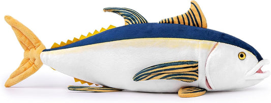 16-inch Yellowfin Tuna Plushie - Lifelike Ocean Fish Toy