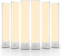6 Pack Under Cabinet Lights Wireless - Motion Sensor Warm Light