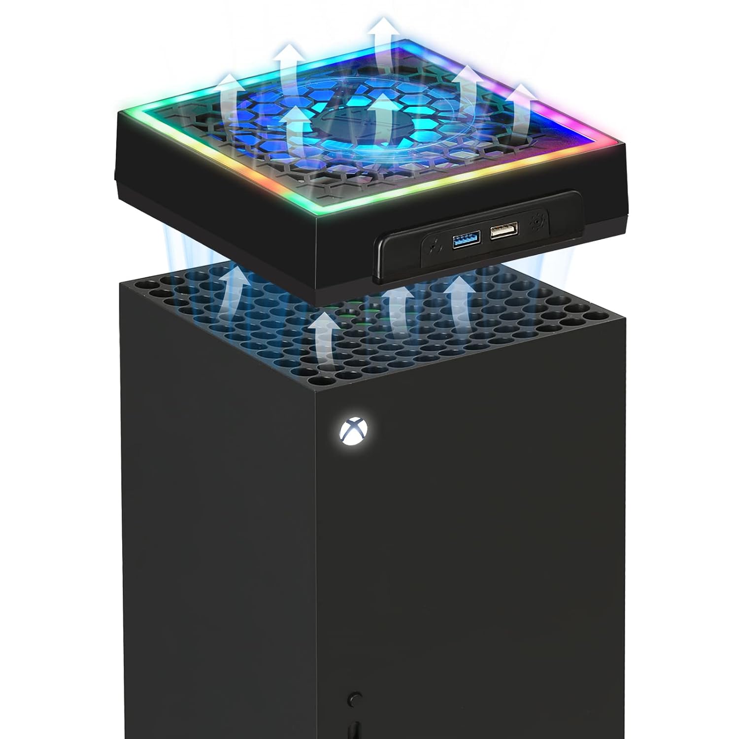 Cooling Fan for Xbox Series X with RGB and Low Noise System