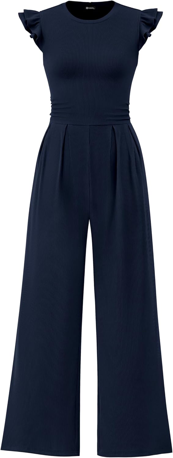 PRETTYGARDEN Summer Jumpsuits for Women Dressy Fashion 2025