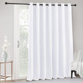 White Room Darkening Curtains 100 in x 95 in - Thermal Privacy Drapes