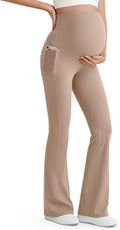 BareFeel Maternity Flare Leggings with Pockets Over The Belly Highly