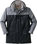 Boulder Creek Men's Hooded Parka with Fleece Lining for Comfort