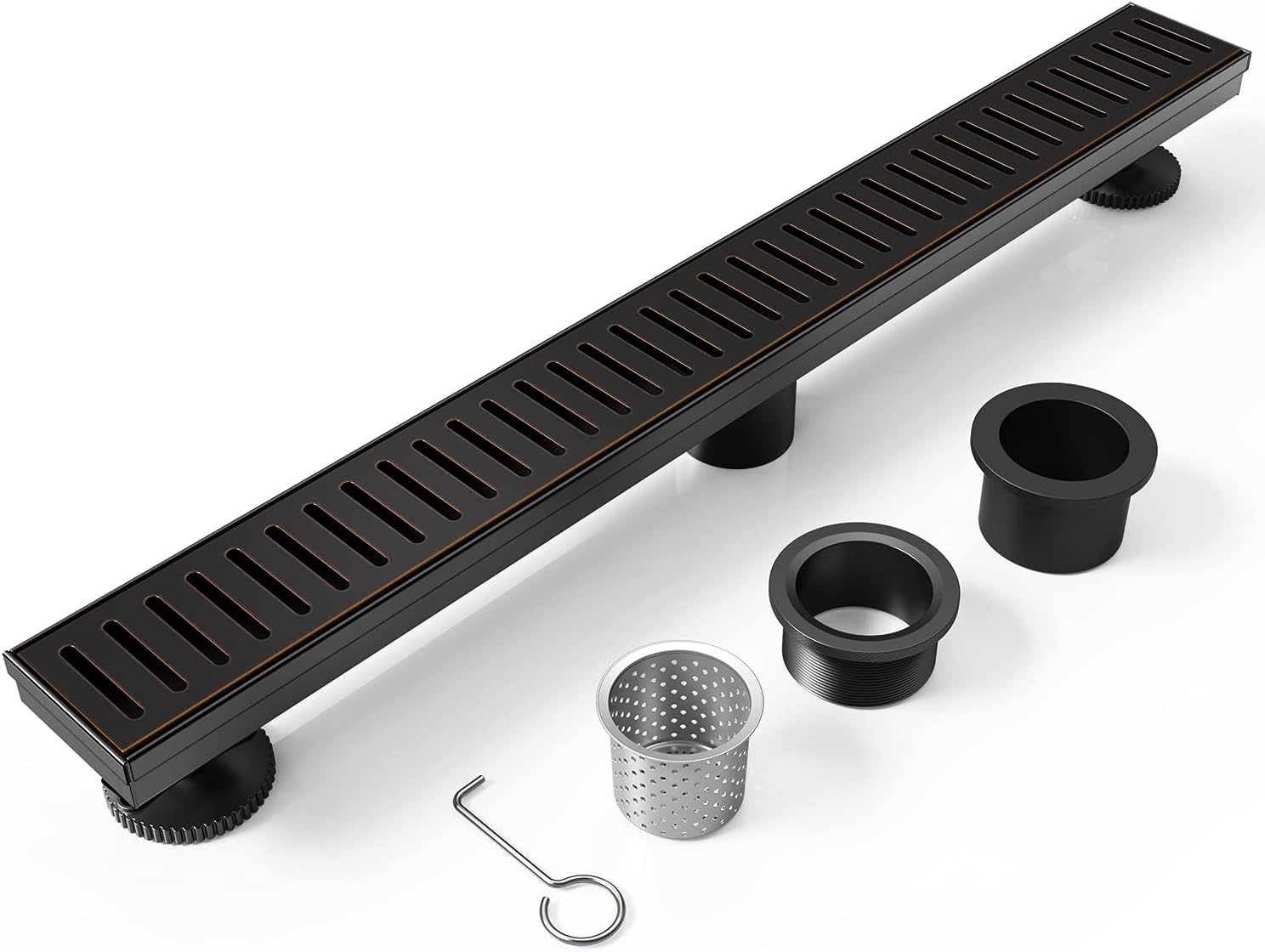 WEBANG 24 Inch Linear Shower Drain with Accessories