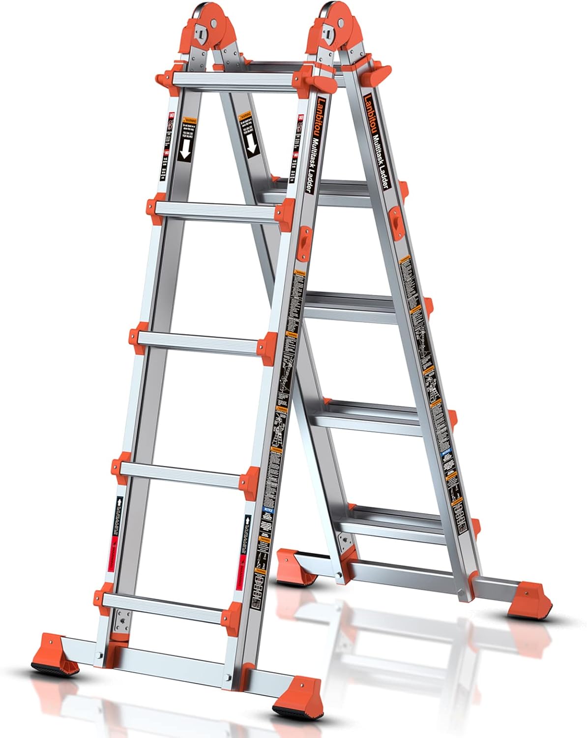 5 Step Multi Position Ladder for Home and Outdoor Use