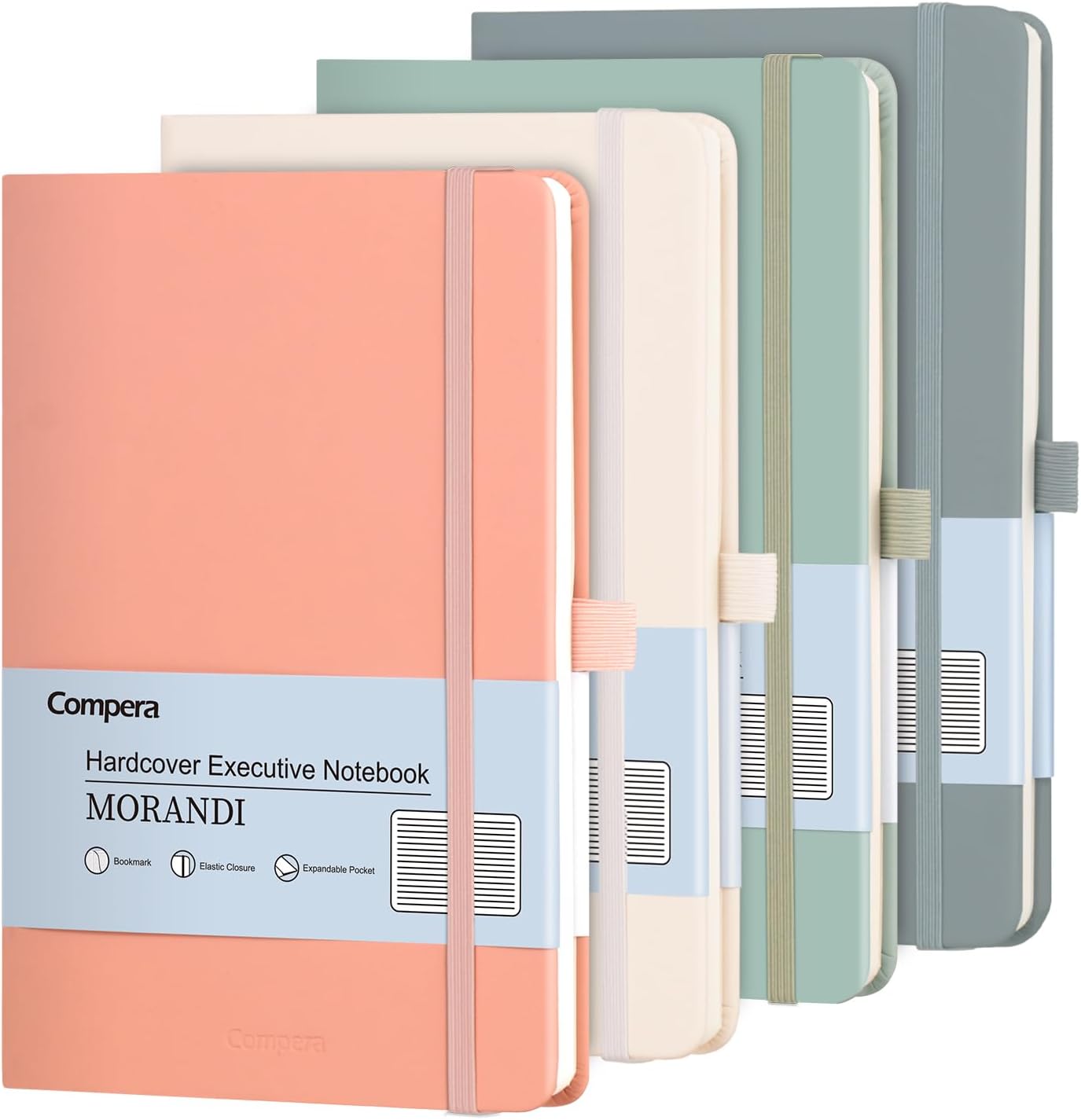 Comix 4-Pack A5 Lined Journals - Thick 100gsm Paper