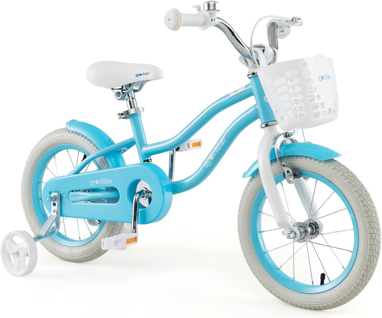 Kids Bike with Adjustable Seat and Removable Basket for Fun
