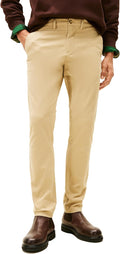 Tommy Hilfiger Men's Stretch Cotton Chino Pants in Slim Fit - Sleek