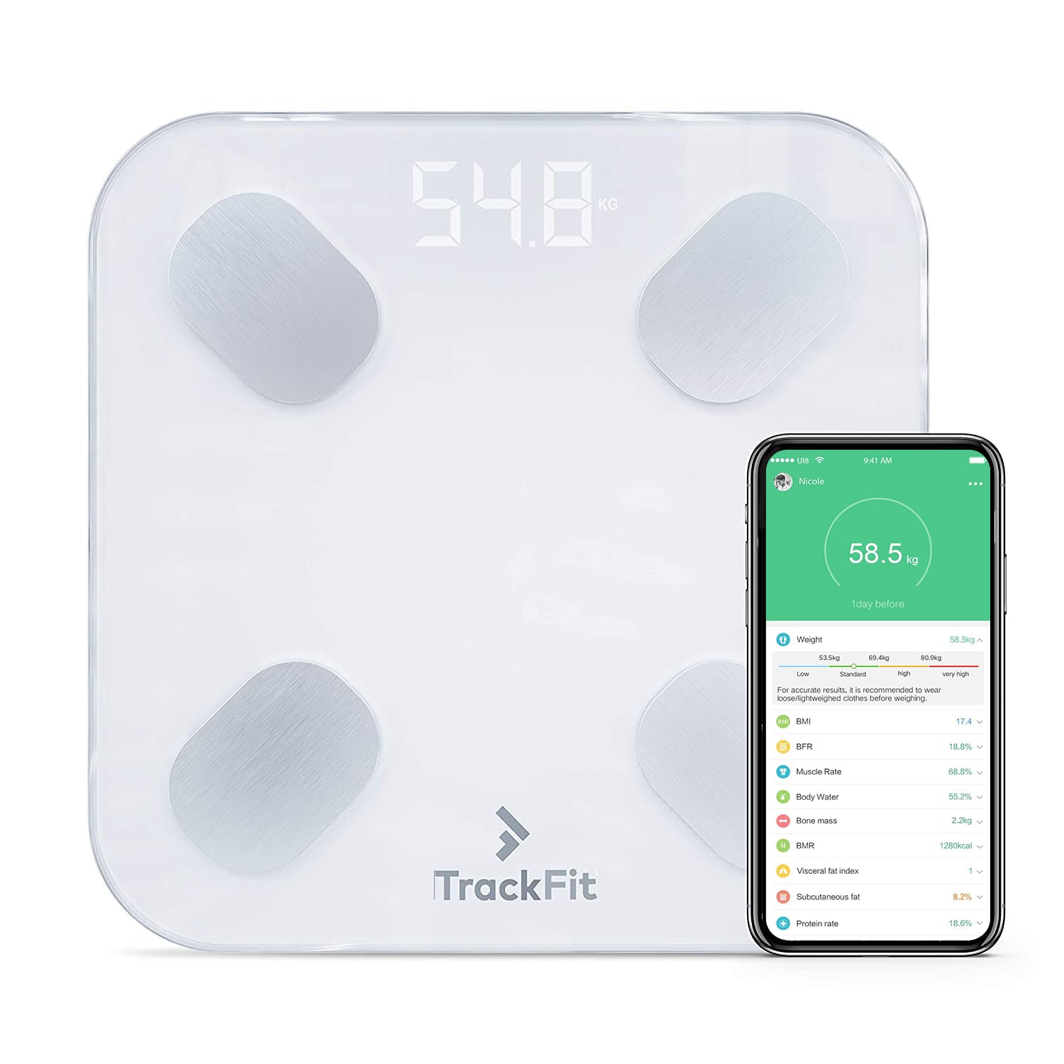 Accurate Body Fat Tracker - FITTRACK Dara Scale – GearMustHave