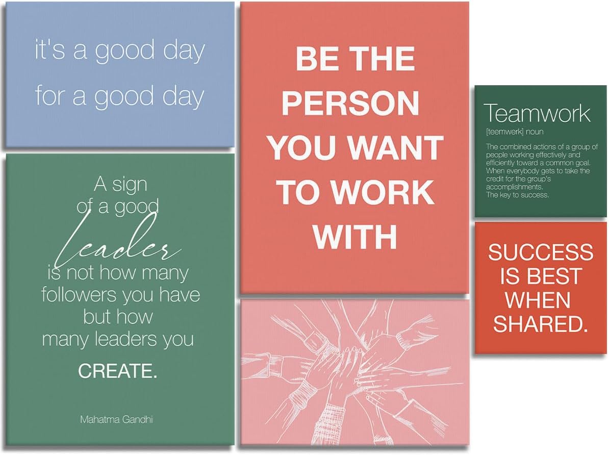 Inspirational Office Wall Art for Women - Motivational Decor