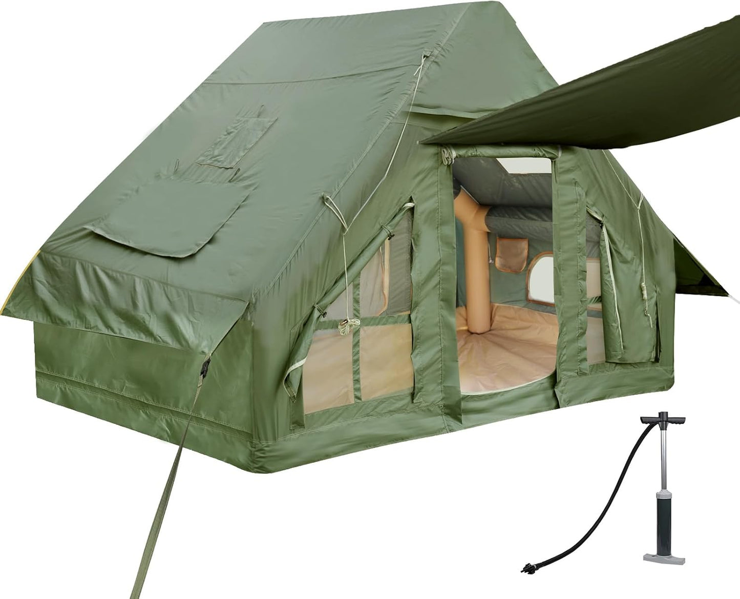 KIKILIVE Inflatable Camping Tent: Easy Setup & Waterproof